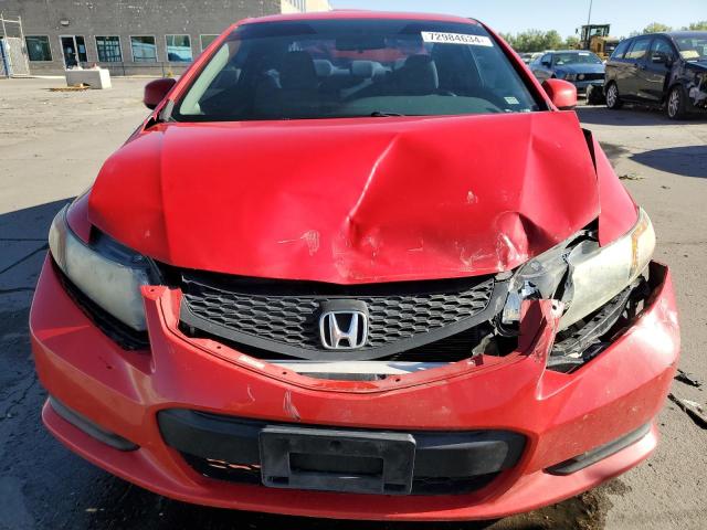 2HGFG3B51CH567433 - 2012 HONDA CIVIC LX RED photo 5