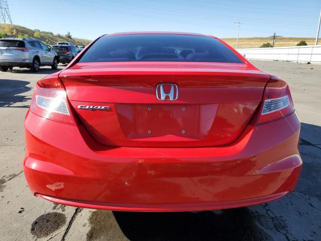 2HGFG3B51CH567433 - 2012 HONDA CIVIC LX RED photo 6