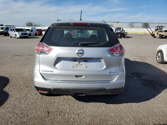 KNMAT2MVXGP691133 - 2016 NISSAN ROGUE S SILVER photo 6