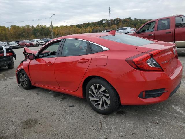 2HGFC2F78JH522763 - 2018 HONDA CIVIC EX RED photo 2