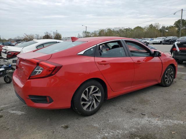 2HGFC2F78JH522763 - 2018 HONDA CIVIC EX RED photo 3