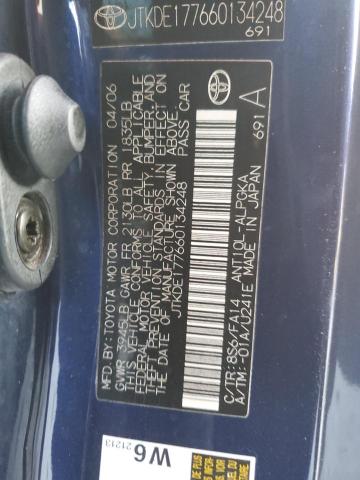 JTKDE177660134248 - 2006 TOYOTA SCION TC Көк фото 12