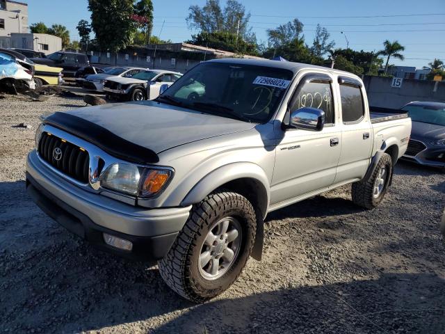 5TEGN92NX4Z325211 - 2004 TOYOTA TACOMA DOUBLE CAB PRERUNNER SILVER photo 1