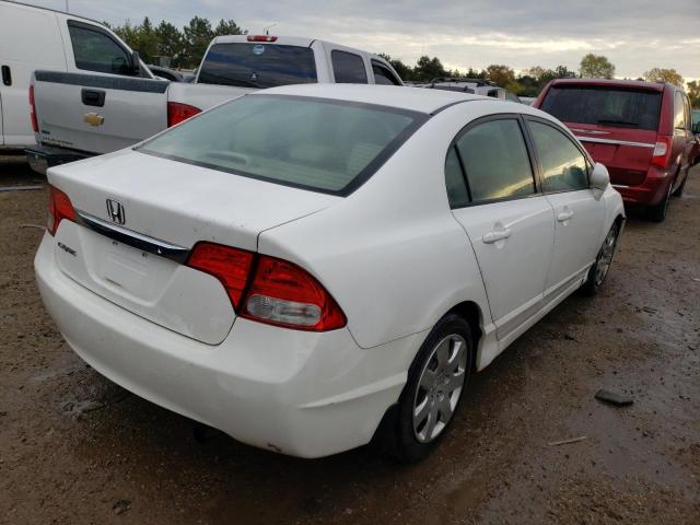 2HGFA16519H352434 - 2009 HONDA CIVIC LX WHITE photo 3