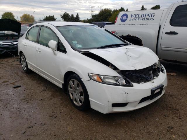 2HGFA16519H352434 - 2009 HONDA CIVIC LX WHITE photo 4