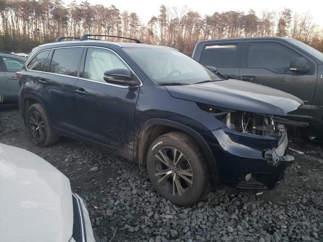 5TDJKRFH3GS248704 - 2016 TOYOTA HIGHLANDER XLE ლურჯი ფოტო 4