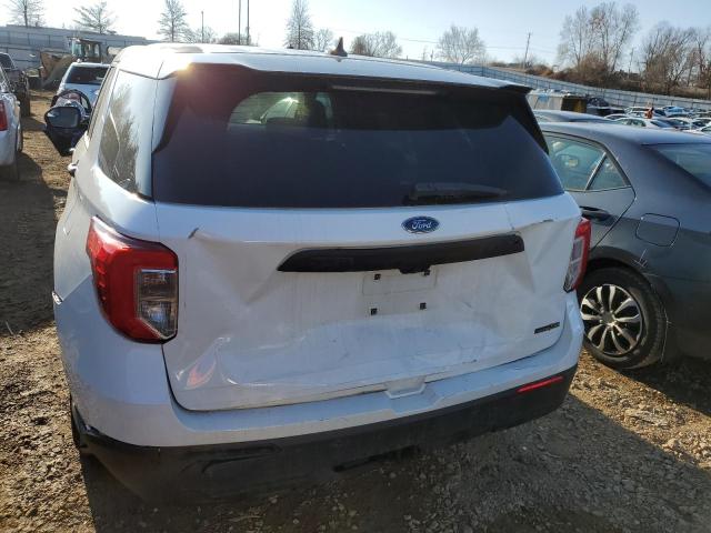 1FM5K8AB5LGA18595 - 2020 FORD EXPLORER POLICE INTERCEPTOR WHITE photo 6