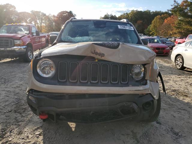 ZACCJBCB4HPF61357 - 2017 JEEP RENEGADE TRAILHAWK TAN photo 5