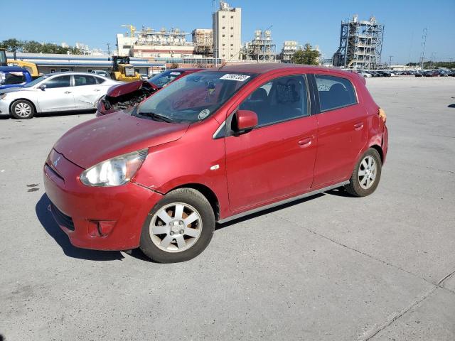 ML32A4HJ8EH017974 - 2014 MITSUBISHI MIRAGE ES RED photo 1