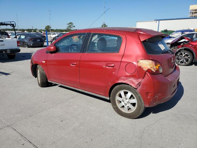 ML32A4HJ8EH017974 - 2014 MITSUBISHI MIRAGE ES RED photo 2