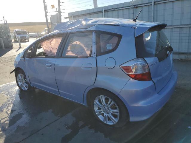 JHMGE88489S065149 - 2009 HONDA FIT SPORT BLUE photo 2