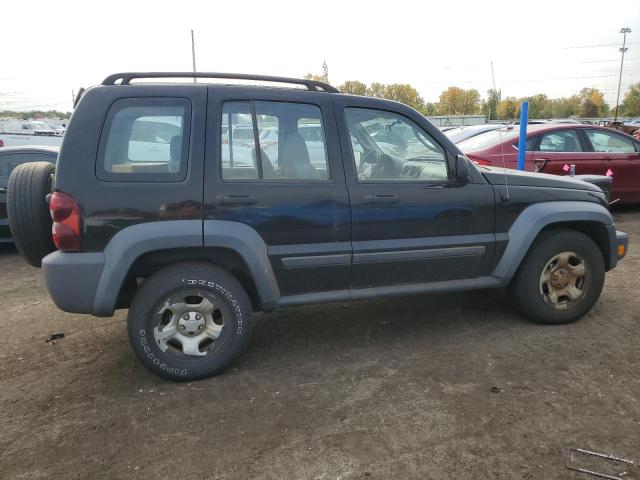 1J4GL48K57W573674 - 2007 JEEP LIBERTY SPORT BLACK photo 3