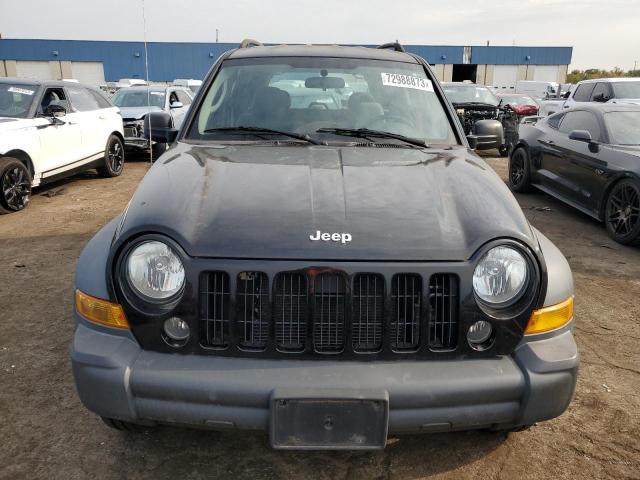 1J4GL48K57W573674 - 2007 JEEP LIBERTY SPORT BLACK photo 5