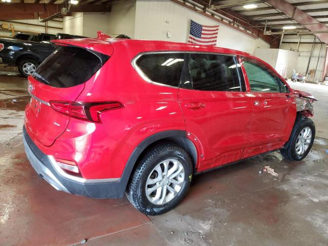 5NMS3CAD7LH272942 - 2020 HYUNDAI SANTA FE SEL RED photo 3