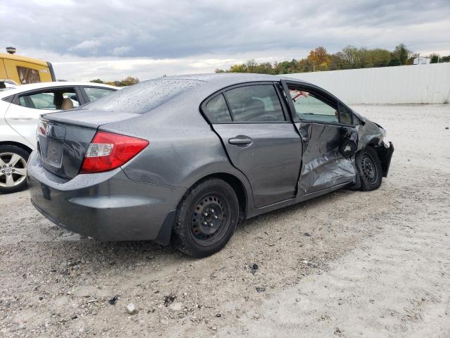 19XFB2F51CE036648 - 2012 HONDA CIVIC LX GRAY photo 3