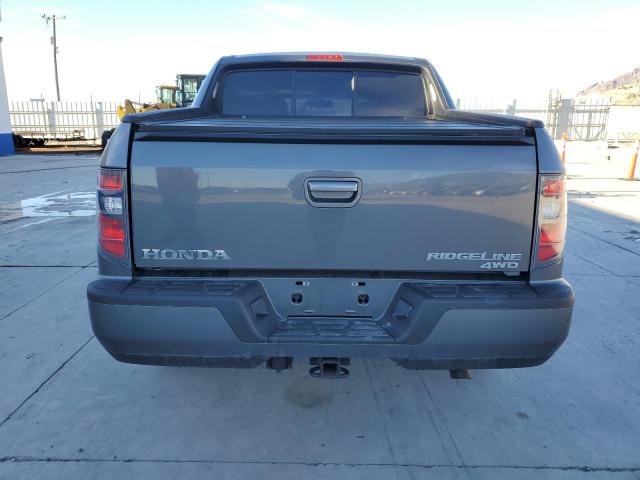 5FPYK1F53CB001596 - 2012 HONDA RIDGELINE RTL GRAY photo 6