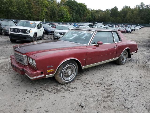 1Z37JA1416268 - 1980 CHEVROLET MONTECARLO BURGUNDY photo 1