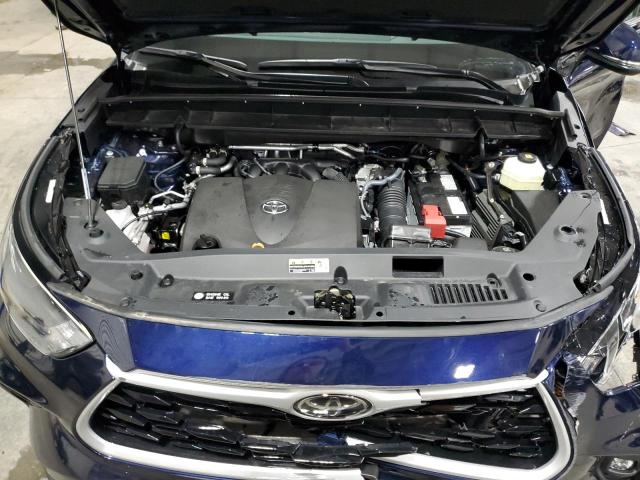 5TDGZRBH6NS595095 - 2022 TOYOTA HIGHLANDER XLE ლურჯი ფოტო 12