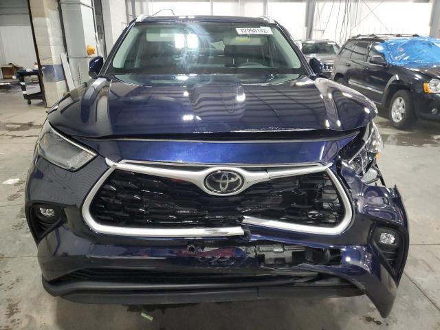 5TDGZRBH6NS595095 - 2022 TOYOTA HIGHLANDER XLE ლურჯი ფოტო 5