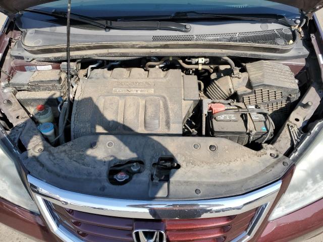 5FNRL38429B412880 - 2009 HONDA ODYSSEY EX BURGUNDY photo 11