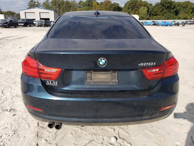 WBA3N7C54FK225417 - 2015 BMW 428 I BLUE photo 6