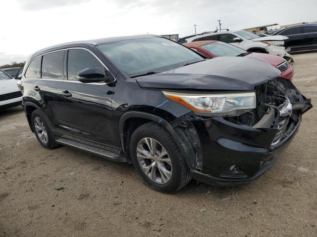5TDKKRFH6FS065977 - 2015 TOYOTA HIGHLANDER XLE BLACK photo 4