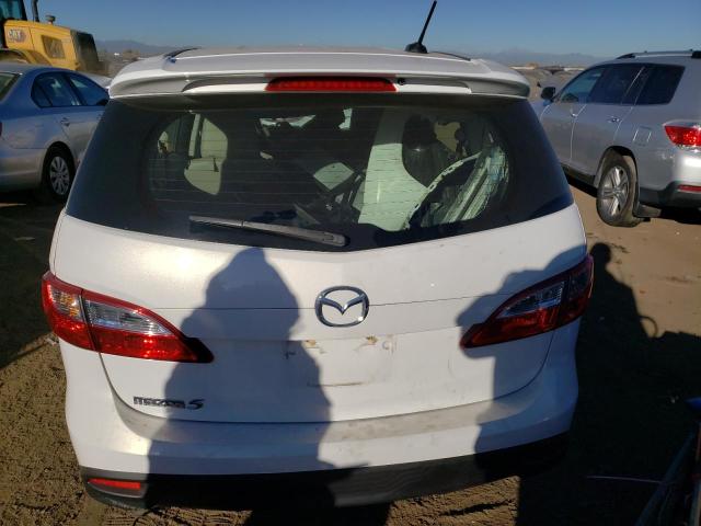 JM1CW2DL5C0133417 - 2012 MAZDA 5 WHITE photo 6