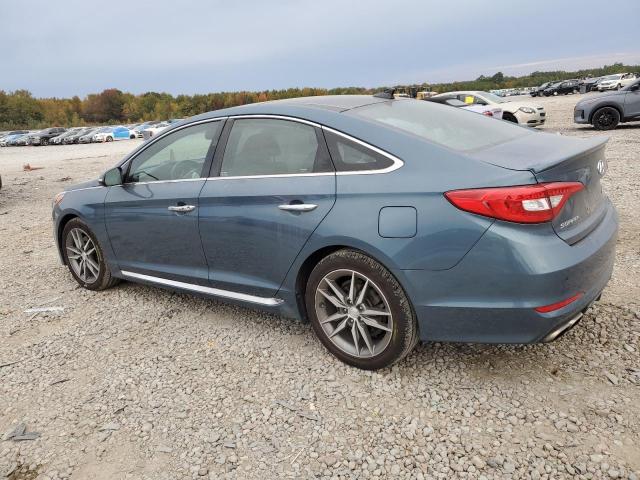 5NPE34AB9FH048726 - 2015 HYUNDAI SONATA SPORT BLUE photo 2