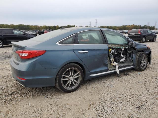 5NPE34AB9FH048726 - 2015 HYUNDAI SONATA SPORT BLUE photo 3