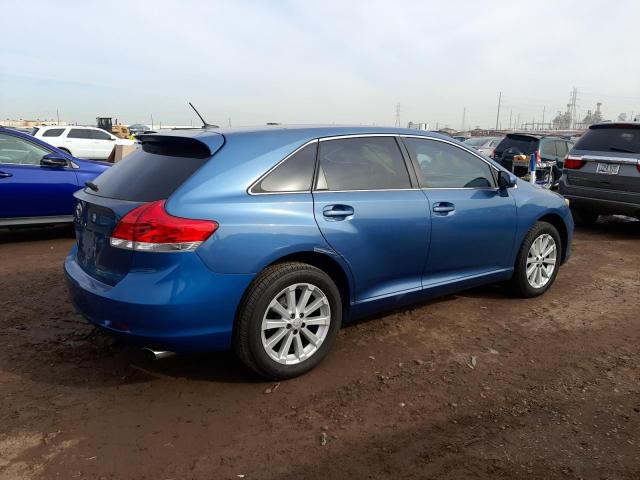 4T3ZA3BB6BU054826 - 2011 TOYOTA VENZA BLUE photo 3