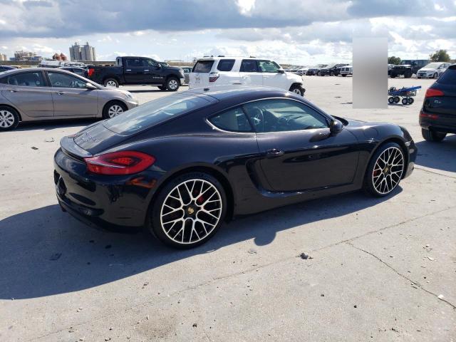 WP0AB2A8XEK191758 - 2014 PORSCHE CAYMAN S BLACK photo 3