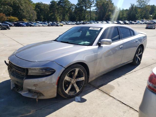 2C3CDXBG8HH643468 - 2017 DODGE CHARGER SE SILVER photo 1