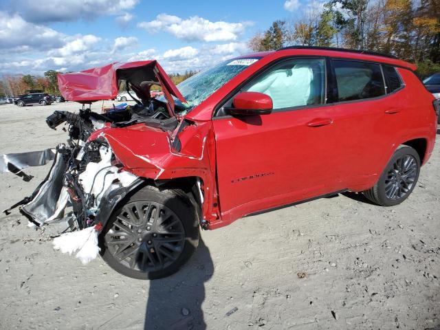 3C4NJDCN8PT555390 - 2023 JEEP COMPASS LIMITED RED photo 1