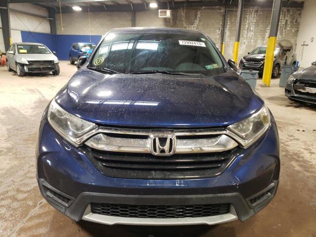 2HKRW6H36HH213914 - 2017 HONDA CR-V LX BLUE photo 5