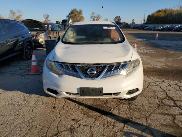 JN8AZ1MU1CW107304 - 2012 NISSAN MURANO S WHITE photo 5