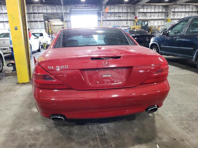 WDBSK75F16F112190 - 2006 MERCEDES-BENZ SL 500 RED photo 6