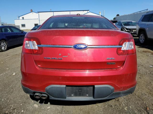 1FAHP2EW3BG162826 - 2011 FORD TAURUS SEL RED photo 6