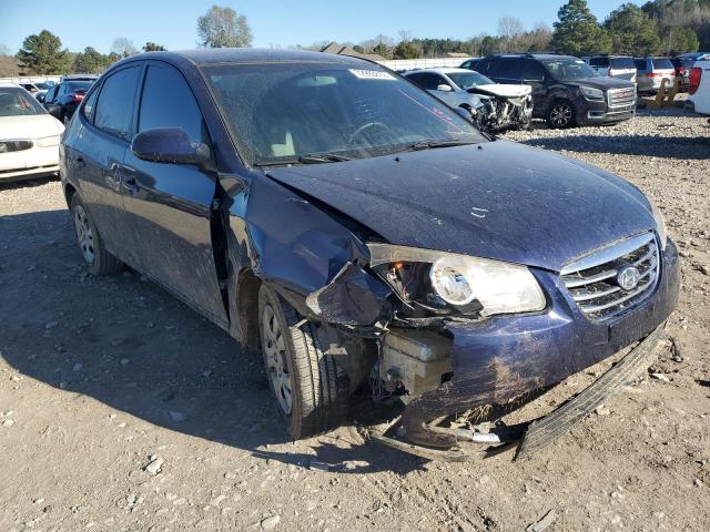 KMHDU4AD8AU043084 - 2010 HYUNDAI ELANTRA BLUE BLUE photo 4