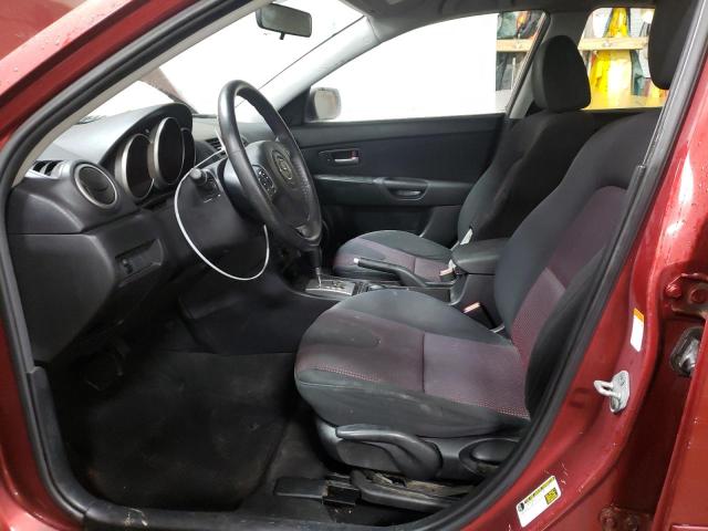 JM1BK343061536460 - 2006 MAZDA 3 HATCHBACK BURGUNDY photo 7