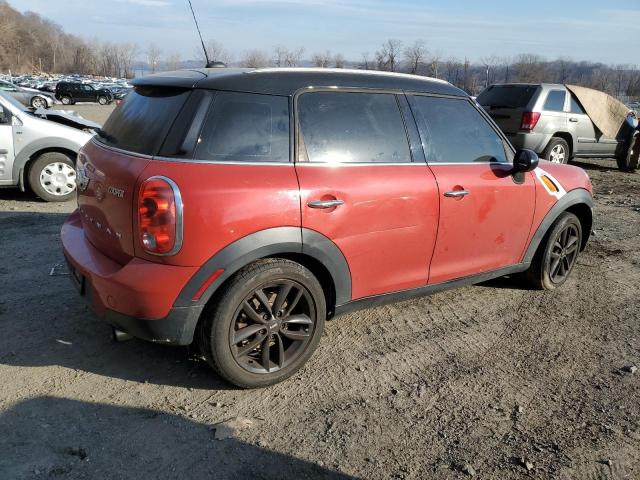 WMWZB3C56DWM09291 - 2013 MINI COOPER COUNTRYMAN RED photo 3