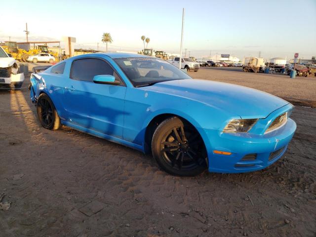 1ZVBP8AM2E5245703 - 2014 FORD MUSTANG BLUE photo 4