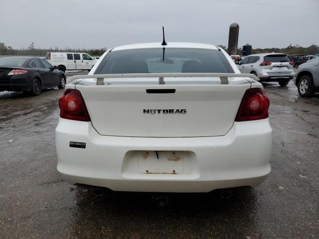 1C3CDZAG4EN160494 - 2014 DODGE AVENGER SE WHITE photo 6