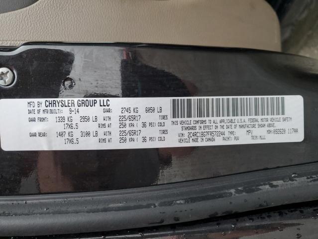 2C4RC1BG7FR572244 - 2015 CHRYSLER TOWN & COU TOURING BLACK photo 14