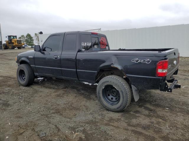 1FTYR15E48PA16420 - 2008 FORD RANGER SUPER CAB BLACK photo 2