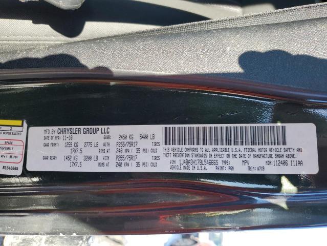 1J4BA3H17BL546665 - 2011 JEEP WRANGLER U SPORT მწვანე ფოტო 14