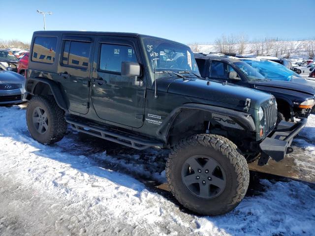 1J4BA3H17BL546665 - 2011 JEEP WRANGLER U SPORT მწვანე ფოტო 4