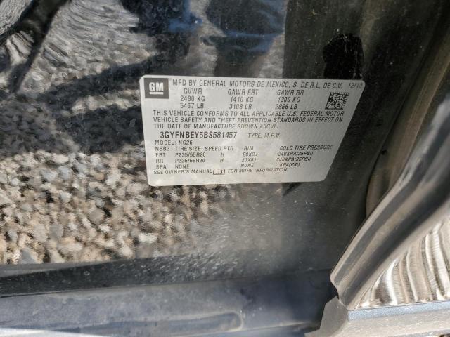 3GYFNBEY5BS581457 - 2011 CADILLAC SRX PERFORMANCE COLLECTION Қара фото 13