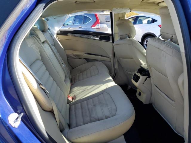 3FA6P0H71DR113135 - 2013 FORD FUSION SE BLUE photo 10