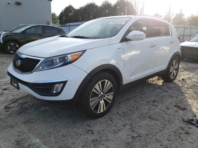 KNDPCCAC4G7846729 - 2016 KIA SPORTAGE EX WHITE photo 1