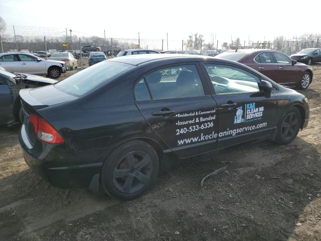 19XFA1F6XAE083809 - 2010 HONDA CIVIC LX-S أسود صورة 3